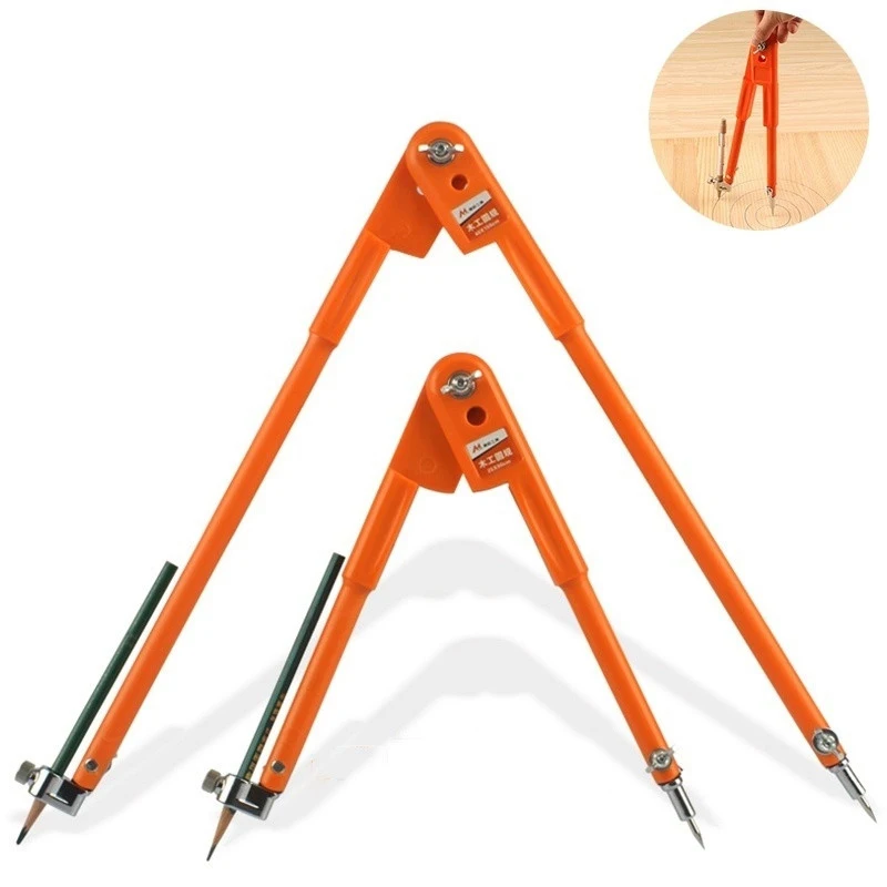 Diameter Adjustable Carpenter Precision Pencil Compasses Max 45/75cm Diameter Dividers Marking And Scribing Compass Woodworking 
Diameter Adjustable Carpenter Precision Pencil Compasses Max 45/75cm Diameter Dividers Marking And Scribing Compass Woodworking