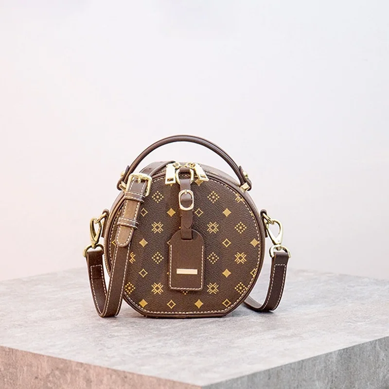 2021 New Presbyopia Leather Small Round Bag High Quality Shoulder Messenger Bag Purses and Handbags Luxury Designer Sac A Main
2021 New Presbyopia Leather Small Round Bag High Quality Shoulder Messenger Bag Purses and Handbags Luxury Designer Sac A Main