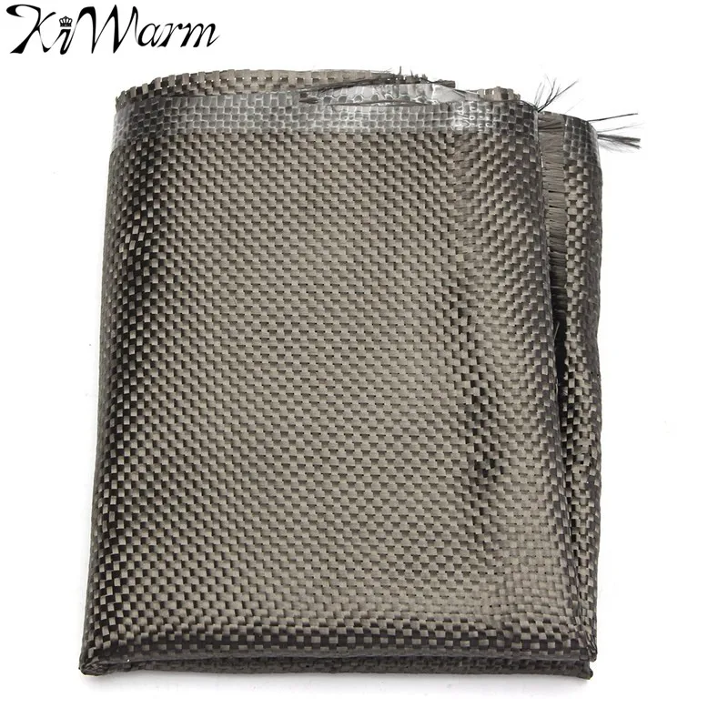 Черная ткань из углеродного волокна простая 3k 2x2 Twill для коммерческой