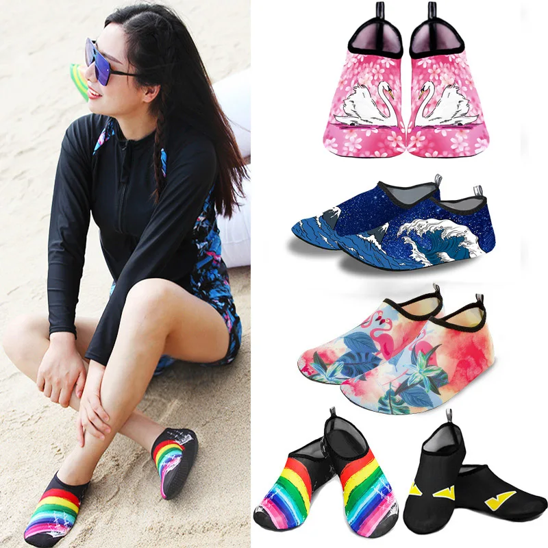 Water Shoes Men Women Swimming Socks Printing Color Summer Aqua Beach Sneakers Seaside Sneaker Socks Slippers for Men Women
Water Shoes Men Women Swimming Socks Printing Color Summer Aqua Beach Sneakers Seaside Sneaker Socks Slippers for Men Women