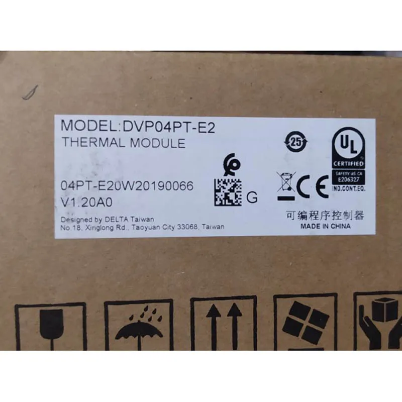 Delta E2 temperature measurement module new original boxed DVP04PT-E2 ES2 EX2 Series DVP04PT
Delta E2 temperature measurement module new original boxed DVP04PT-E2 ES2 EX2 Series DVP04PT