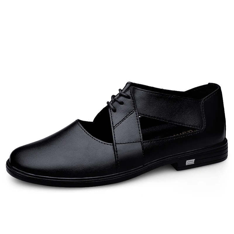 Genuine Leather Hollow Out Breathable Men Casual Leather Shoes Brand High Quality Men's Summer Business Sandals Original 2021
Genuine Leather Hollow Out Breathable Men Casual Leather Shoes Brand High Quality Men's Summer Business Sandals Original 2021