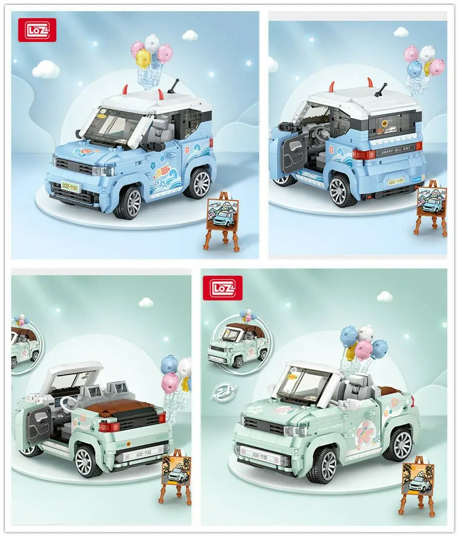 2pcs/set 1131 1132 LOZ mini Blocks Kids Building Toys mini Car Model Girl Puzzle
2pcs/set 1131 1132 LOZ mini Blocks Kids Building Toys mini Car Model Girl Puzzle