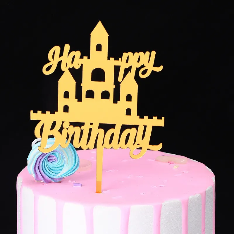 

Акриловые ко дню рождения вставка для торта шрифт многоцветный днем рождения» Праздничные выпечки пластиковый лист украшения акрил на ден...