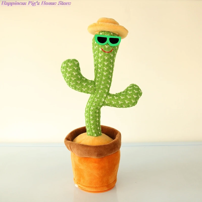 

Cactus Plush Toy Electronic Shake Dancing Toy With The Song Plush Cute Dancing Cactus Early Childhood Education Toy For Children
