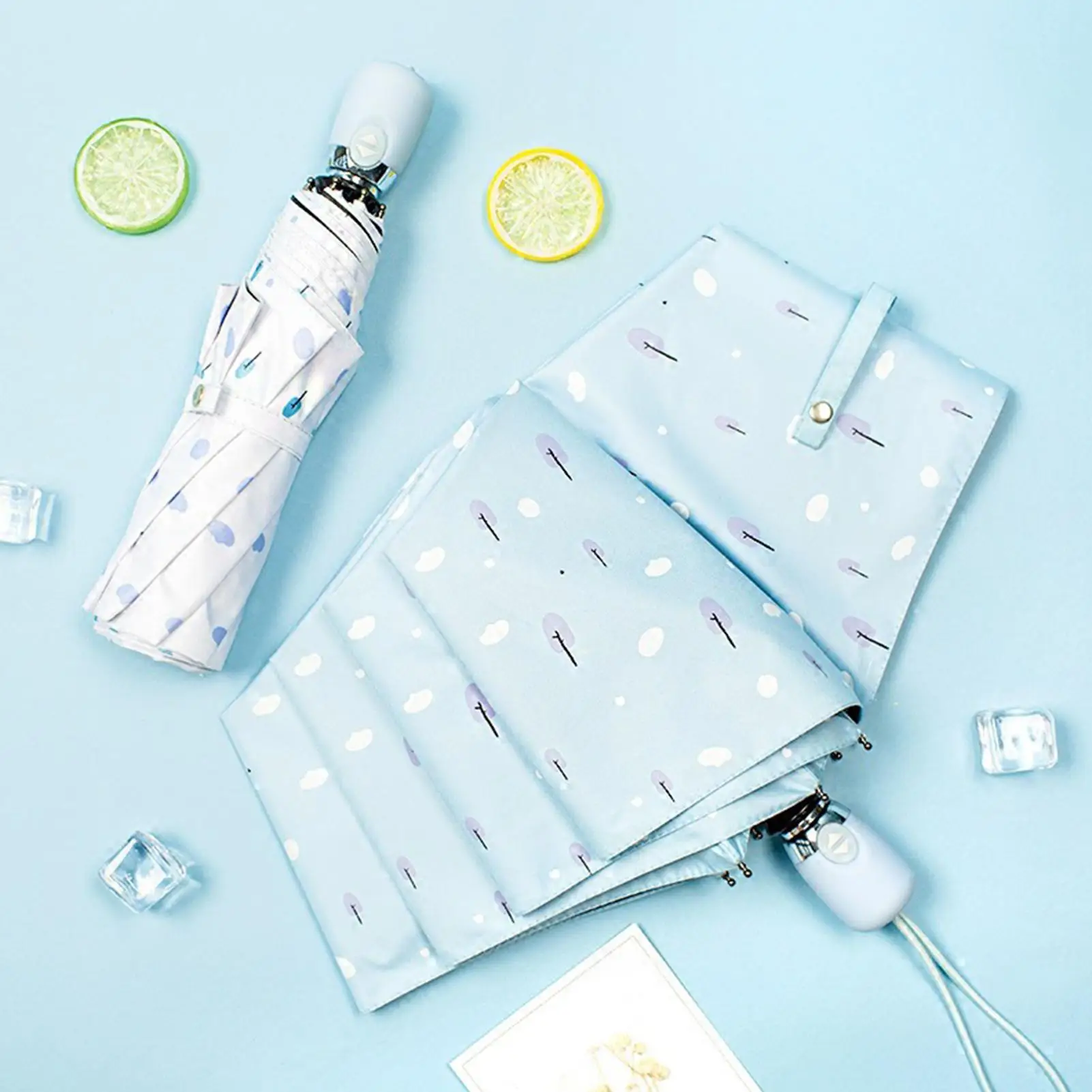 New Full-Automatic Sunny Umbrella Dual-use Female Cute Small Portable Folding Sunshade Sunscreen Anti-ultraviolet Sun Umbrella
New Full-Automatic Sunny Umbrella Dual-use Female Cute Small Portable Folding Sunshade Sunscreen Anti-ultraviolet Sun Umbrella