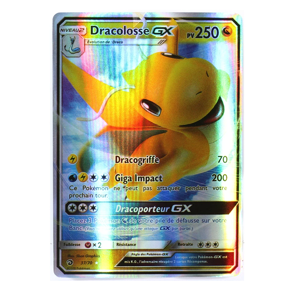 Carte Pokemon Francaise French Version Pokemon Cards Featuring GX Tag Team Pokemon Collection Game Card for Children Gift 
Carte Pokemon Francaise French Version Pokemon Cards Featuring GX Tag Team Pokemon Collection Game Card for Children Gift