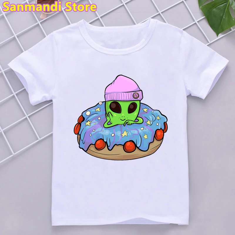 Cool Alien Purple Space Donut Print Tshirts Girls/Boys Kids Clothes Funny T Shirt Femme Harajuku Kawaii Short Sleeve Clothing
Cool Alien Purple Space Donut Print Tshirts Girls/Boys Kids Clothes Funny T Shirt Femme Harajuku Kawaii Short Sleeve Clothing
