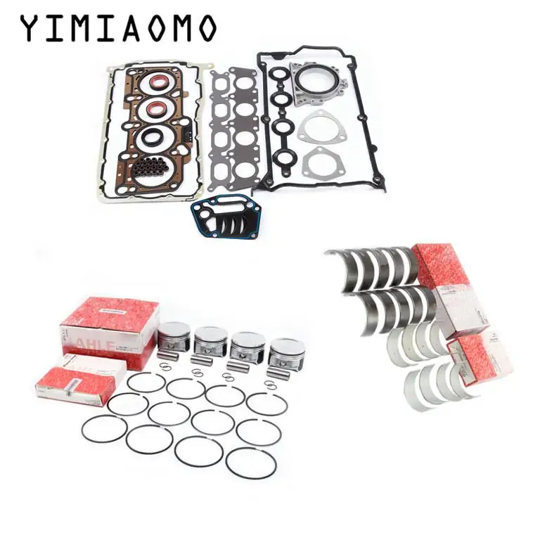 For VW Passat Golf GTI Audi A3 A4 A6 TT 1.8T Engine Overhaul Kit 19MM Pistons Connecting Rod Bearing Cylinder Head Gasket Set
For VW Passat Golf GTI Audi A3 A4 A6 TT 1.8T Engine Overhaul Kit 19MM Pistons Connecting Rod Bearing Cylinder Head Gasket Set