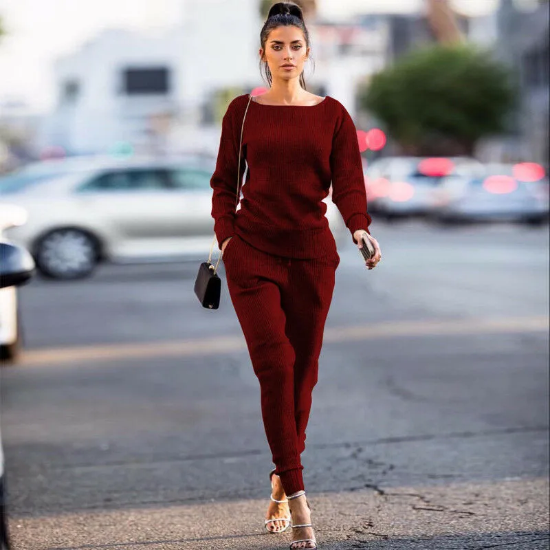 2020 New 2Pcs Women Casual Pants Sets Tracksuit Hoodies Pants Sets Sport Lounge Wear Solid Color Casual Suit Femme
2020 New 2Pcs Women Casual Pants Sets Tracksuit Hoodies Pants Sets Sport Lounge Wear Solid Color Casual Suit Femme
