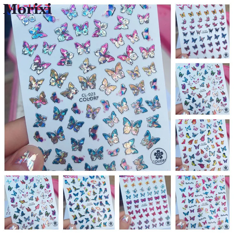 Morixi laser nail foils beautify butteryfly printing self glue 3D manicure decoration gold blue rainbow nail sticker WG043
Morixi laser nail foils beautify butteryfly printing self glue 3D manicure decoration gold blue rainbow nail sticker WG043