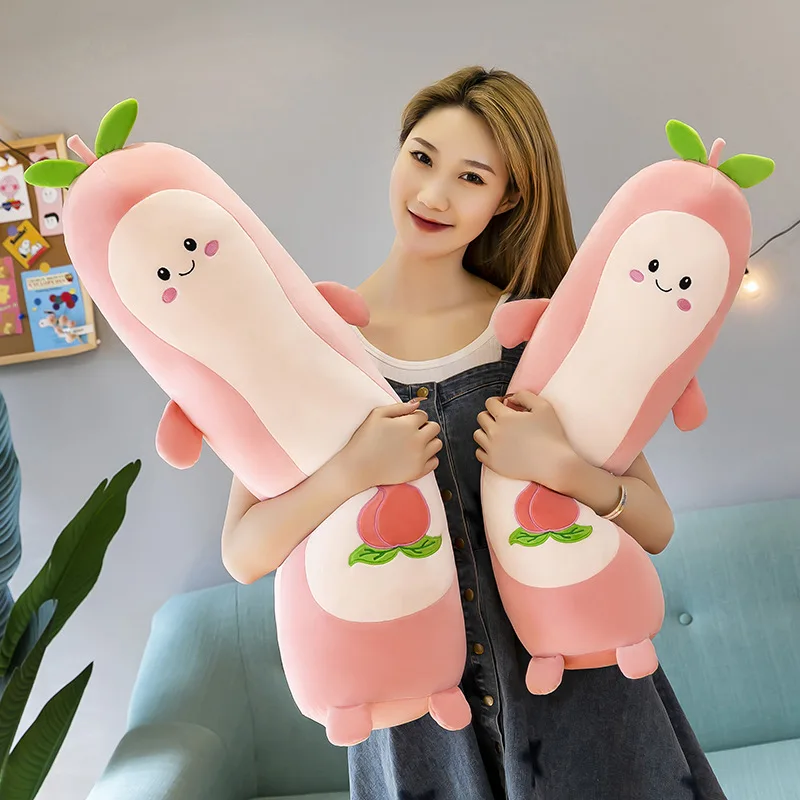Kawaii Peach Strawberry Soft Plush Toys Stuffed Plant Gift Long Strip Sleeping Pillow Gift Cartoon for Kids Baby Children Friend
Kawaii Peach Strawberry Soft Plush Toys Stuffed Plant Gift Long Strip Sleeping Pillow Gift Cartoon for Kids Baby Children Friend
