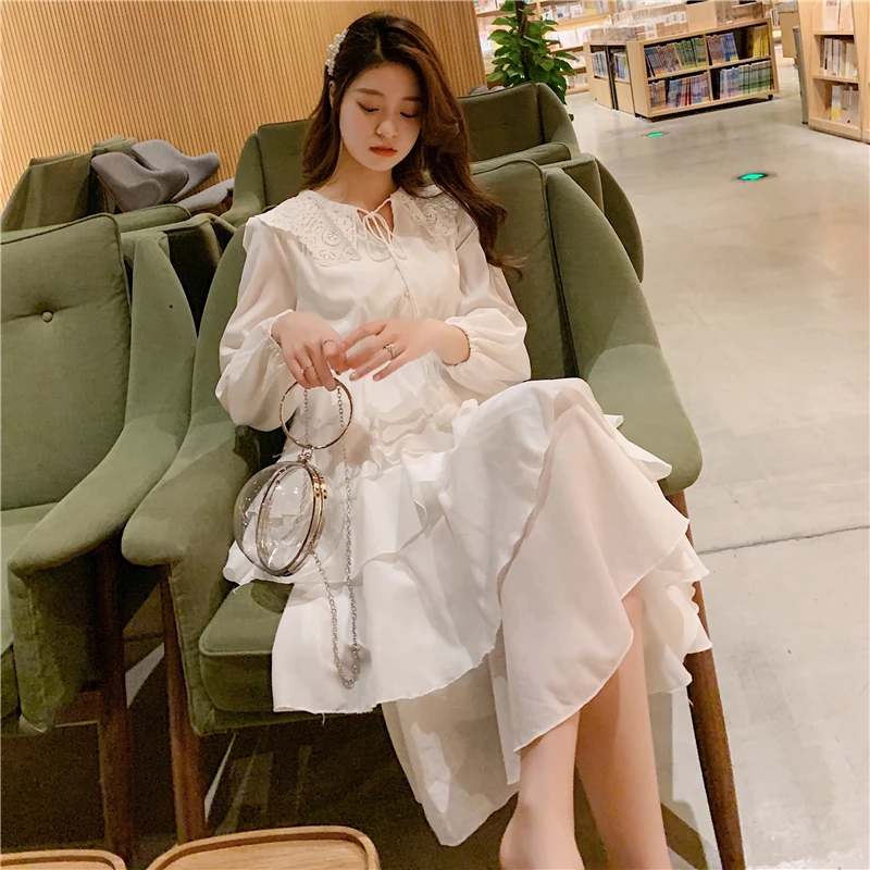 Pullover Long sleeve Young girl Dresses New 2021 Spring Multi-layer cupcake Dresses Solid Color medium Long Chiffon Dress 570C
Pullover Long sleeve Young girl Dresses New 2021 Spring Multi-layer cupcake Dresses Solid Color medium Long Chiffon Dress 570C