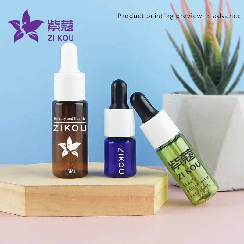 5-50ml Essential Oil Bottle Plastic Empty Bottle Glass Pipette Bottle Cosmetic Essence Dropper Sub-bottomed Plastic Bottle
5-50ml Essential Oil Bottle Plastic Empty Bottle Glass Pipette Bottle Cosmetic Essence Dropper Sub-bottomed Plastic Bottle