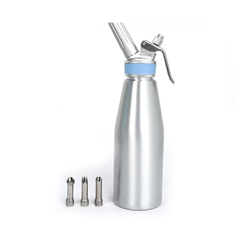 Whipped Cream Dispenser Cream Foaming Agent 1000Ml Handheld Whipping Cream Maker with 3 Stainless Steel Tips
Whipped Cream Dispenser Cream Foaming Agent 1000Ml Handheld Whipping Cream Maker with 3 Stainless Steel Tips