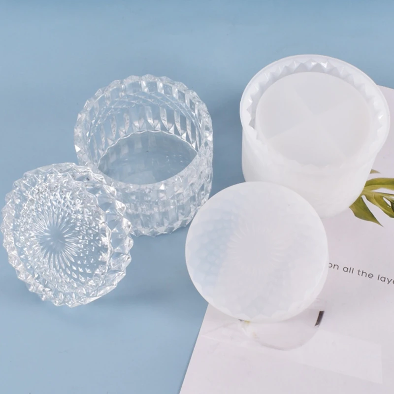 1 Set DIY Craft Decor Crystal Epoxy Resin Mold Round Storage Box Silicone Mould
1 Set DIY Craft Decor Crystal Epoxy Resin Mold Round Storage Box Silicone Mould