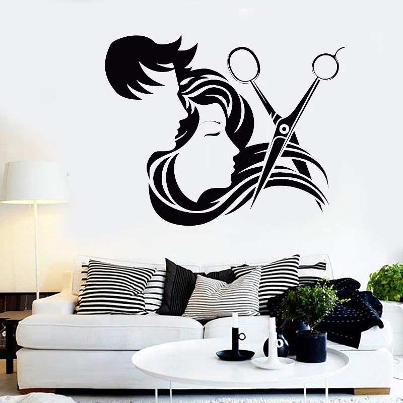 Man and Girl Long Hair Scissors Tools Art Decal Wall Sticker Art Wall Stickers Vinyl Decals Removable FK-9
Man and Girl Long Hair Scissors Tools Art Decal Wall Sticker Art Wall Stickers Vinyl Decals Removable FK-9