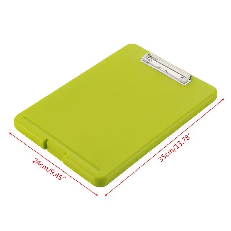 A4 Plastic Storage Clipboard File Box Case Document File Folders Clipboard Writing Pad Stationery School Office Supplies
A4 Plastic Storage Clipboard File Box Case Document File Folders Clipboard Writing Pad Stationery School Office Supplies