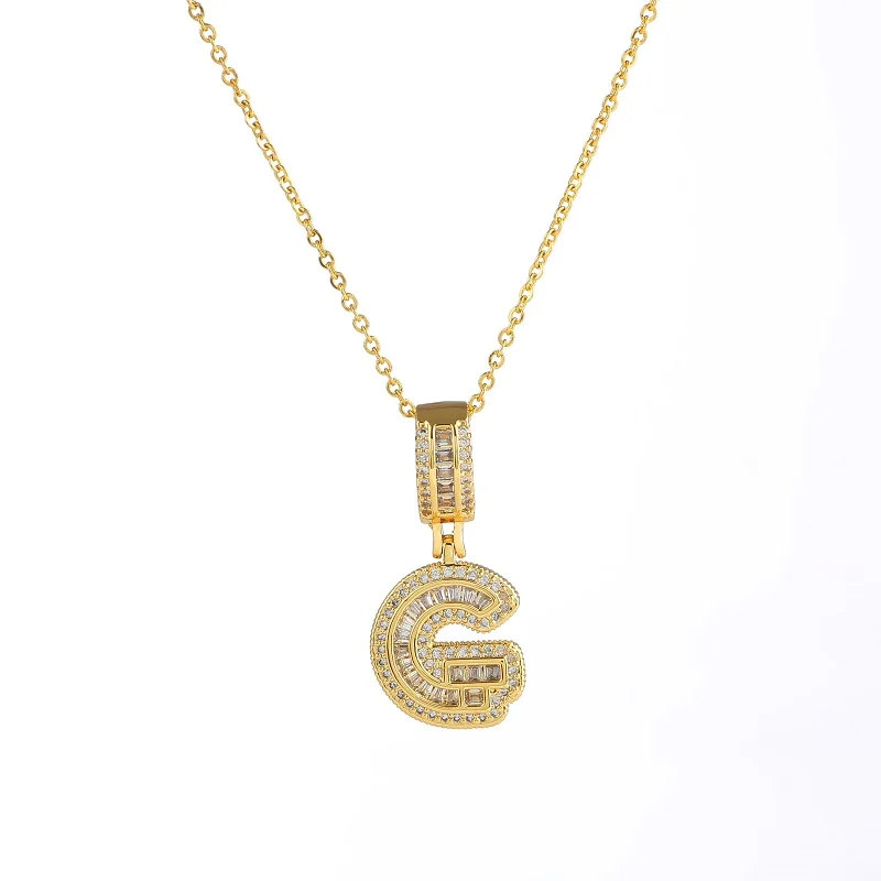 Necklace-Pendant A-Z letter alphabet necklace punk copper cubic zirconia 18K gold initial name necklace jewelry dropshipping
Necklace-Pendant A-Z letter alphabet necklace punk copper cubic zirconia 18K gold initial name necklace jewelry dropshipping