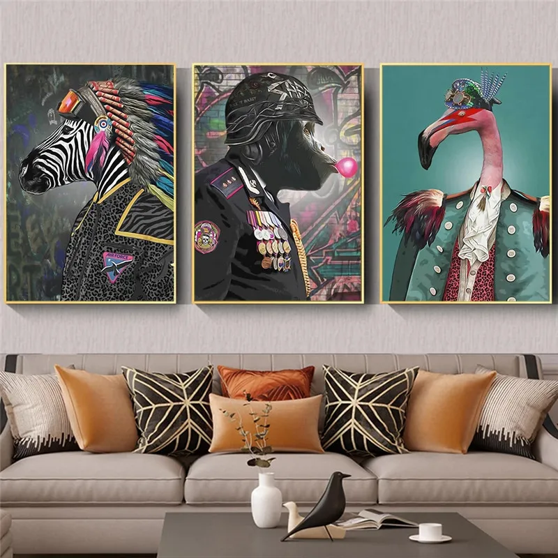 Abstract Graffiti Wall Art Animal Orangutan Zebra Flamingo Posters Fashion Print Canvas Painting Living Room Kid'S Bedroom Mural
Abstract Graffiti Wall Art Animal Orangutan Zebra Flamingo Posters Fashion Print Canvas Painting Living Room Kid'S Bedroom Mural