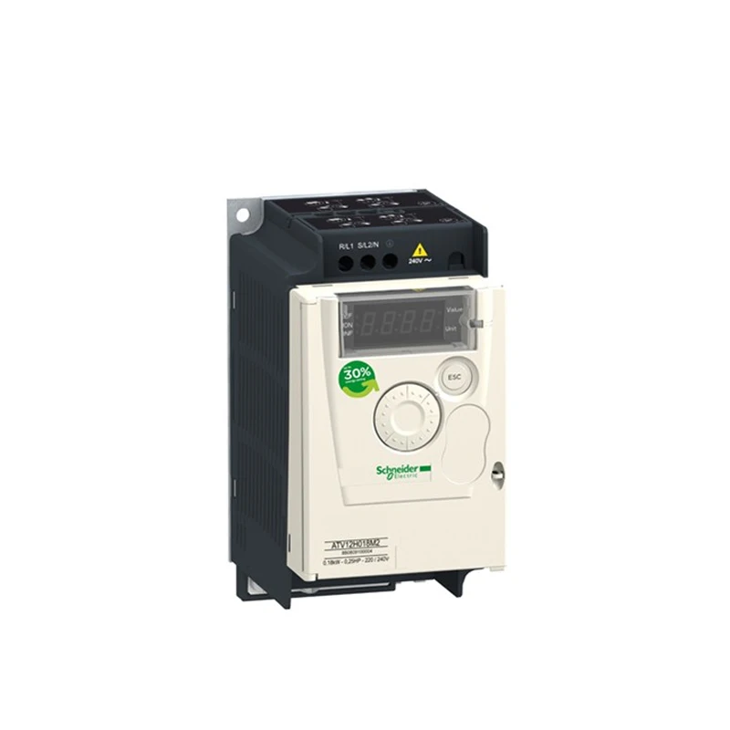 Привод переменной скорости ATV12 серии 200-240VAC 1ph 0.37kw 0.55hp, частотный инвертор ATV12H703M2 для Schneider VFD
Привод переменной скорости ATV12 серии 200-240VAC 1ph 0.37kw 0.55hp, частотный инвертор ATV12H703M2 для Schneider VFD