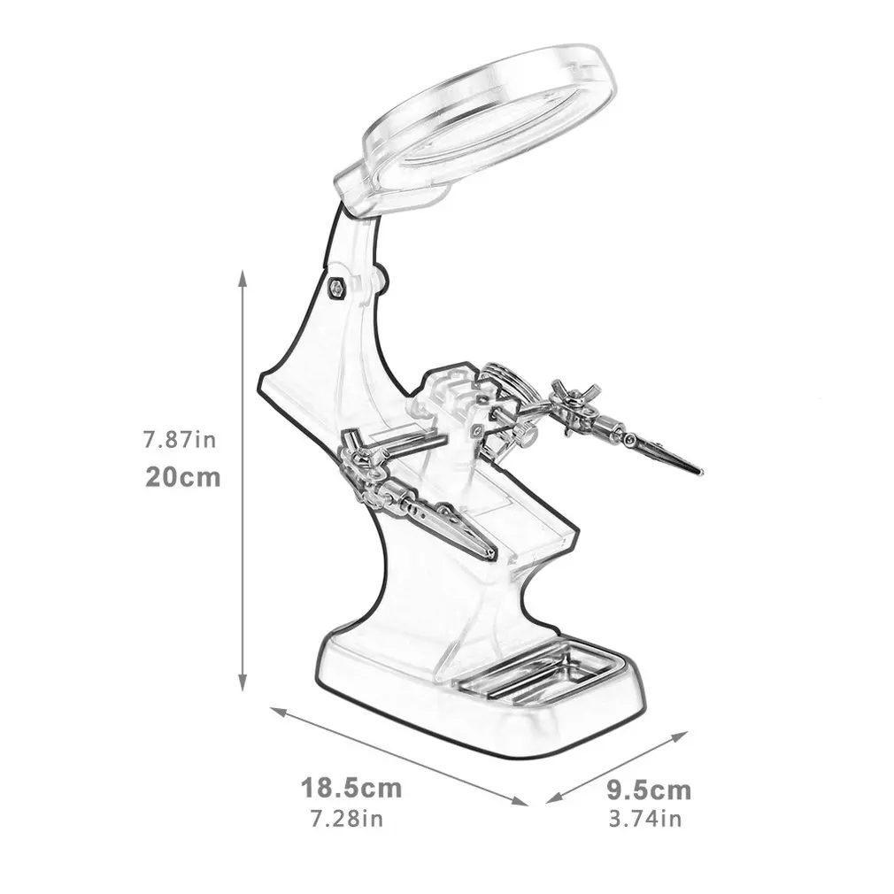 Led Lamp Repair Lamp 360 Degree Rotation Repair Tool Magnifying Glass Electronic Components On Circuit Board
Led Lamp Repair Lamp 360 Degree Rotation Repair Tool Magnifying Glass Electronic Components On Circuit Board