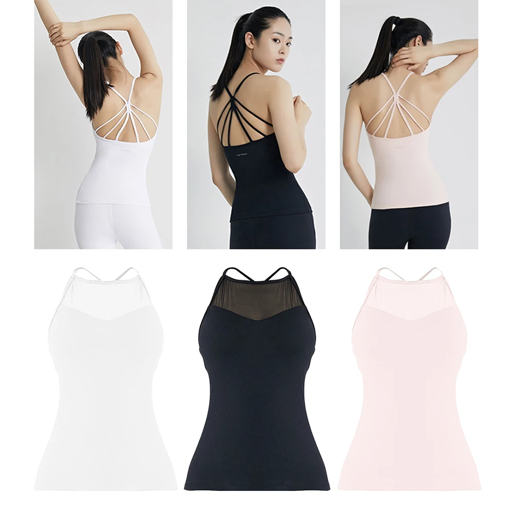 Women's Halter Longline Yoga Tank Top Sleeveless Padded Sports Bra Workout Fitness Running Camisole Crop Top
Women's Halter Longline Yoga Tank Top Sleeveless Padded Sports Bra Workout Fitness Running Camisole Crop Top