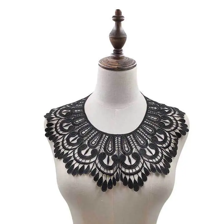 1PCS White Black Venise Embroidered Floral Fake Collar Lace Applique Trim Decorated DIY Neckline Sewing Dress Guipure Supplies
1PCS White Black Venise Embroidered Floral Fake Collar Lace Applique Trim Decorated DIY Neckline Sewing Dress Guipure Supplies