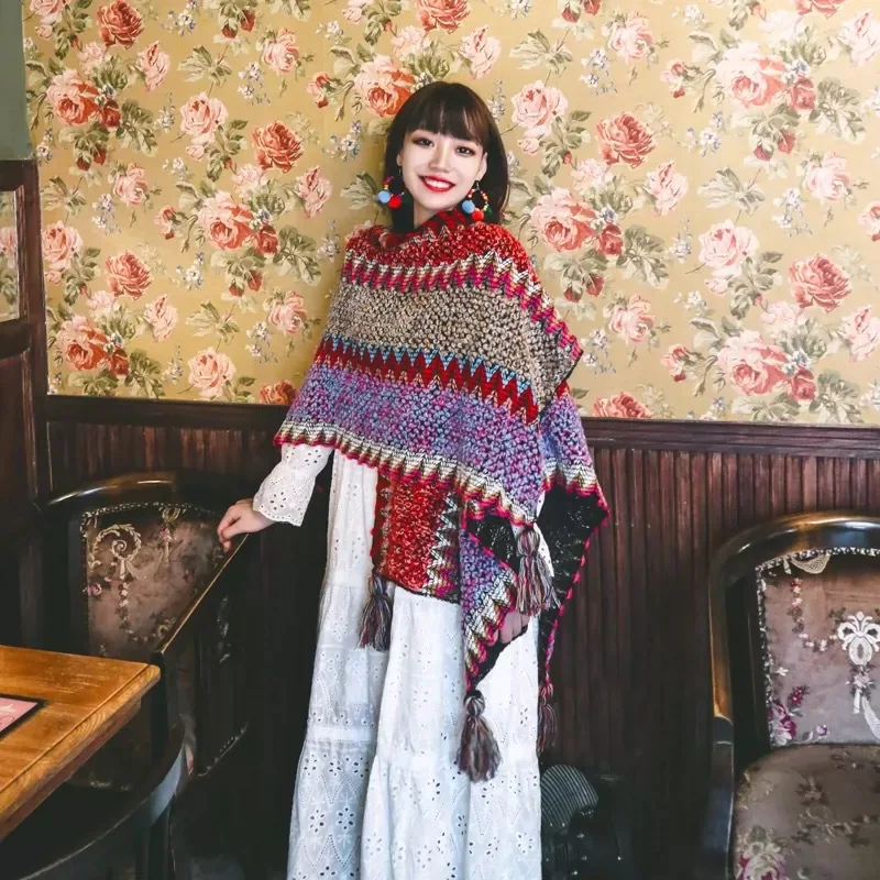2021 New Contrast Stitching Cloak Belt Cashmere Cloak Shawl Split Shawl Wild Winter Women Thickened Warmth Factory Wholesale
2021 New Contrast Stitching Cloak Belt Cashmere Cloak Shawl Split Shawl Wild Winter Women Thickened Warmth Factory Wholesale