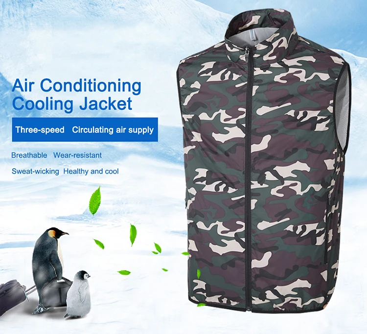 Cooling Vest Summer Air Conditioning Cool Coat With 2 USB Powered Fans Outdoor Sun Protection Vest
Cooling Vest Summer Air Conditioning Cool Coat With 2 USB Powered Fans Outdoor Sun Protection Vest