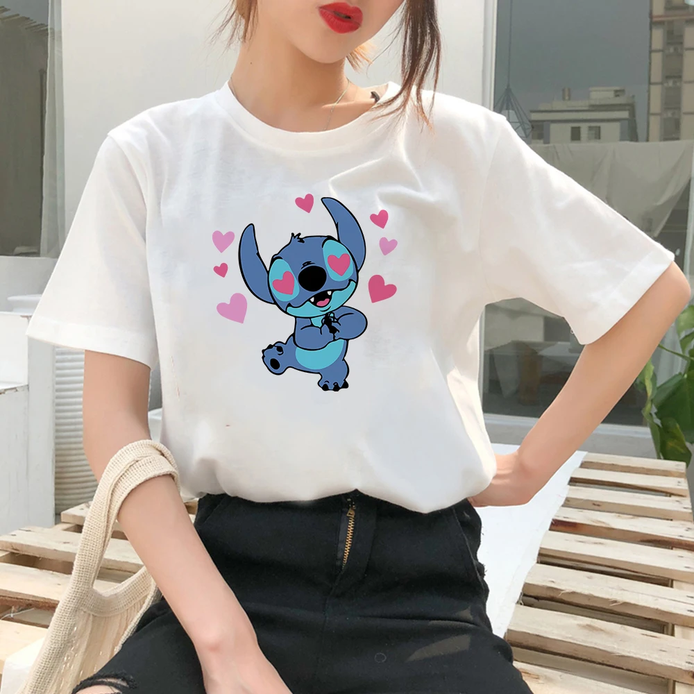 Disney Stitch Love You Women's T-shirt Ulzzang Fashion Ohana Couple Shirt Unisex Matching Clothes Streetwear Sweet Cute Girl Tee
Disney Stitch Love You Women's T-shirt Ulzzang Fashion Ohana Couple Shirt Unisex Matching Clothes Streetwear Sweet Cute Girl Tee