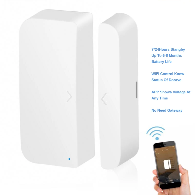 Умный дверной магнитный детектор сигнализации GRT004Tuya с Wi-Fi, независимый датчик, Беспроводная сигнализация безопасности, не требуется концен...
Умный дверной магнитный детектор сигнализации GRT004Tuya с Wi-Fi, независимый датчик, Беспроводная сигнализация безопасности, не требуется концен...