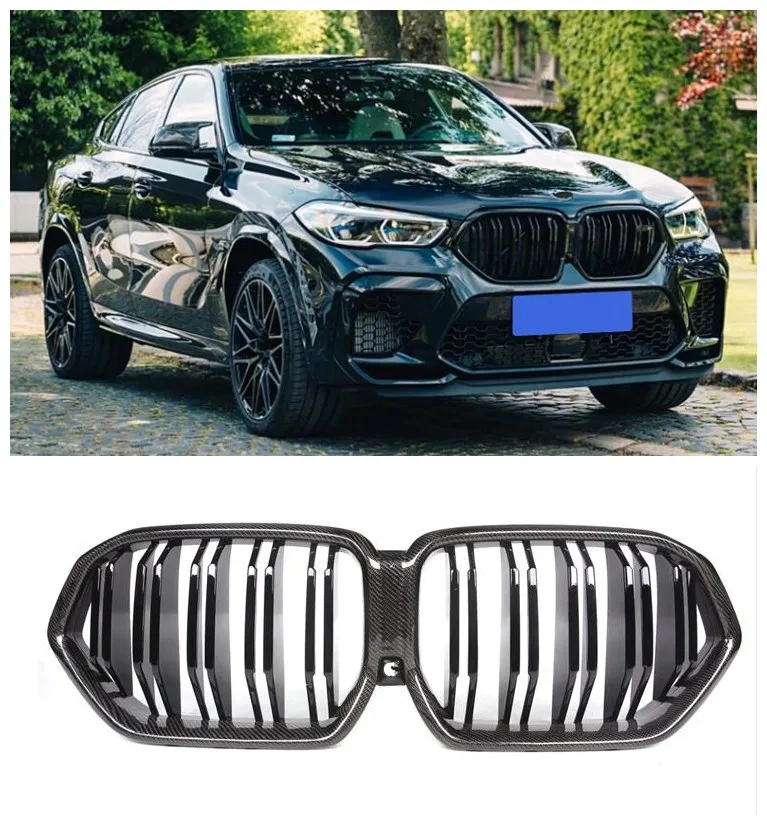 Fits For BMW X6 G06 2019 2020+ High quality Carbon fiber Mesh Grille Trim Racing Grills
Fits For BMW X6 G06 2019 2020+ High quality Carbon fiber Mesh Grille Trim Racing Grills