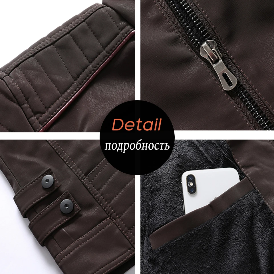 Men's 2021 Spring New Brand Casual Faux Leather Jackets Coats Men Autumn Fashion Vintage Outwear Motor Biker Leather Jackets Men
Men's 2021 Spring New Brand Casual Faux Leather Jackets Coats Men Autumn Fashion Vintage Outwear Motor Biker Leather Jackets Men