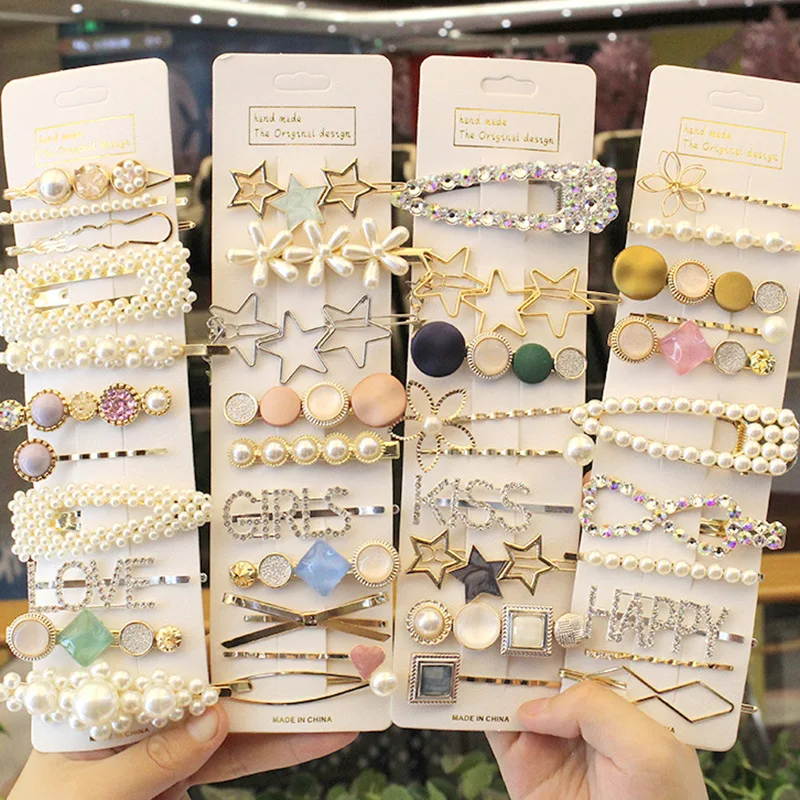 New Korea Rhinestone Hairpin Set Metal Word Clip Letter Bow Hairpin Starfish Hairpin Woman Girl Hair Accessories Jewelry CzTiara
New Korea Rhinestone Hairpin Set Metal Word Clip Letter Bow Hairpin Starfish Hairpin Woman Girl Hair Accessories Jewelry CzTiara