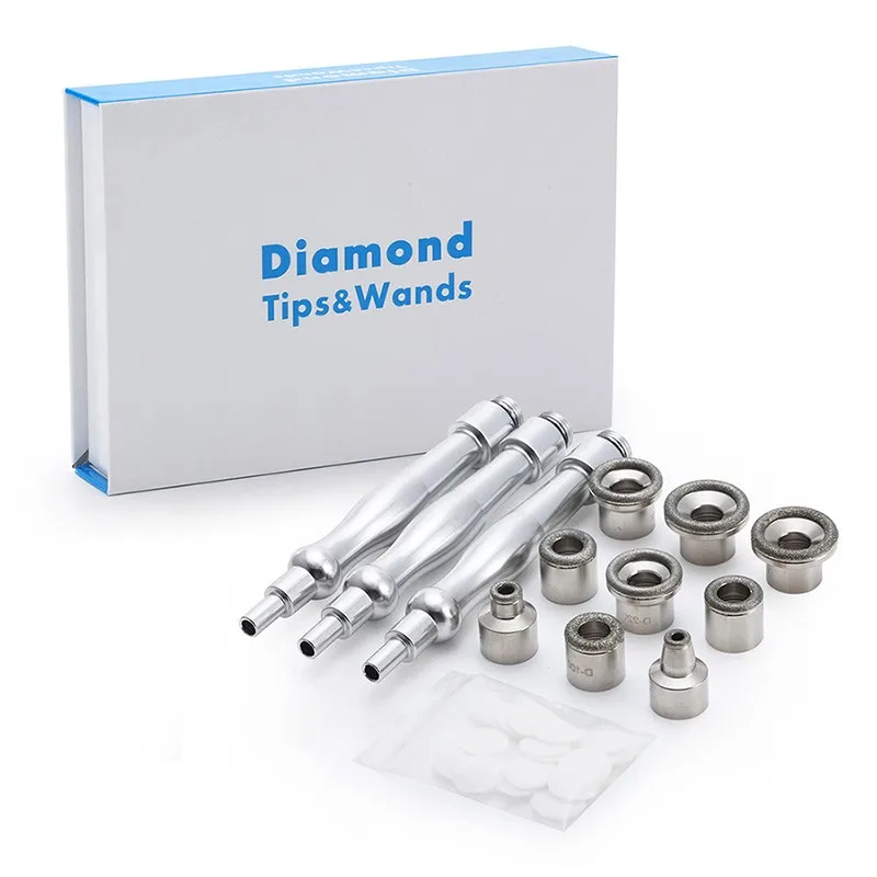 Diamond Microdermabrasion Dermabrasion Replacement Accessories 3 Wands 9 Tips for Facial Peeling Face Skin Care
Diamond Microdermabrasion Dermabrasion Replacement Accessories 3 Wands 9 Tips for Facial Peeling Face Skin Care