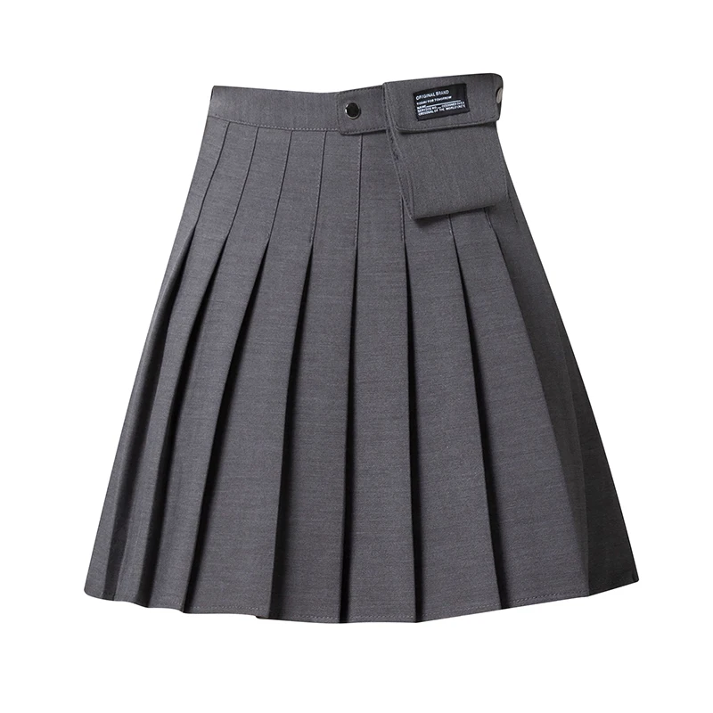 2 Colors College Women Pleated Skirt Solid Color High Waist Uniforms Skirt Female 2020 New Mini Black Skirt Mujer Pleated Skirt
2 Colors College Women Pleated Skirt Solid Color High Waist Uniforms Skirt Female 2020 New Mini Black Skirt Mujer Pleated Skirt