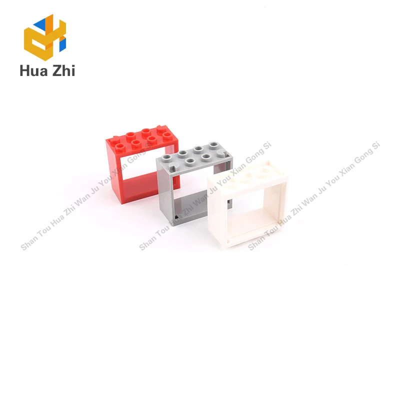 6PCS 60598 Window 2 x 4 x 3 Frame with Hollow Studs Building Blocks Parts MOC DIY Education Build Toys Brick
6PCS 60598 Window 2 x 4 x 3 Frame with Hollow Studs Building Blocks Parts MOC DIY Education Build Toys Brick