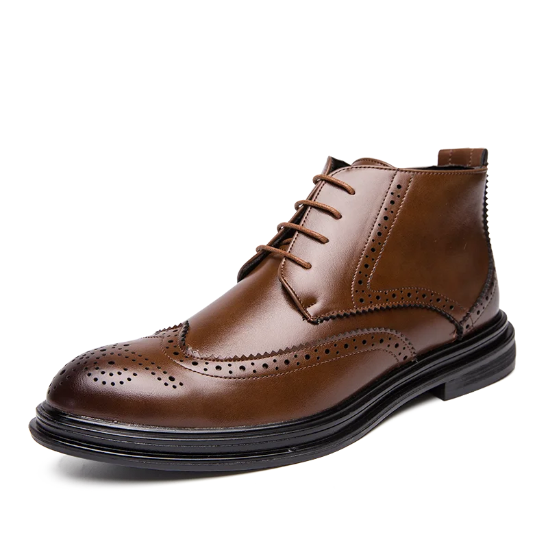 Retro Men Brown Boots Quality Leather Men's Ankle Boots Brand Luxury Oxford Formal Shoes Lace-up Mens Dress Shoes Wedding Shoes
Retro Men Brown Boots Quality Leather Men's Ankle Boots Brand Luxury Oxford Formal Shoes Lace-up Mens Dress Shoes Wedding Shoes