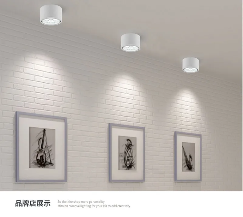 Surface Mounted Adjustment LED Dimmable Downlight Cylinder LED COB Spot Light Ceiling Lamp AC85-265V 6W 10W 14W 18W 24W For Room
Surface Mounted Adjustment LED Dimmable Downlight Cylinder LED COB Spot Light Ceiling Lamp AC85-265V 6W 10W 14W 18W 24W For Room