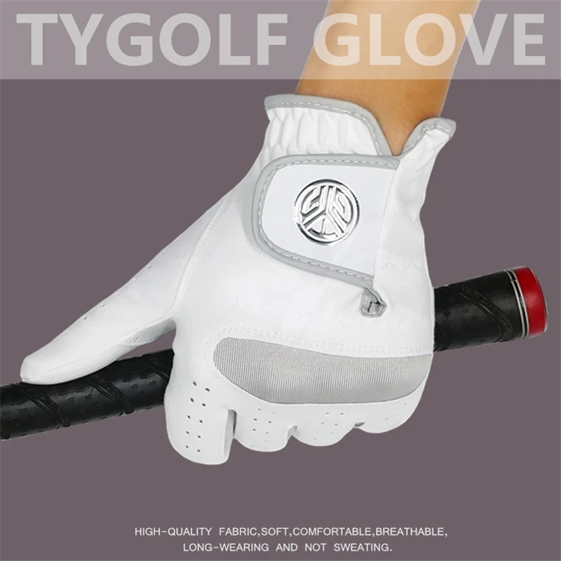 1 Pcs Men's Golf Glove Left Hand Right Hand Micro Soft Fiber Breathable Golf Gloves Men Color Black White
1 Pcs Men's Golf Glove Left Hand Right Hand Micro Soft Fiber Breathable Golf Gloves Men Color Black White