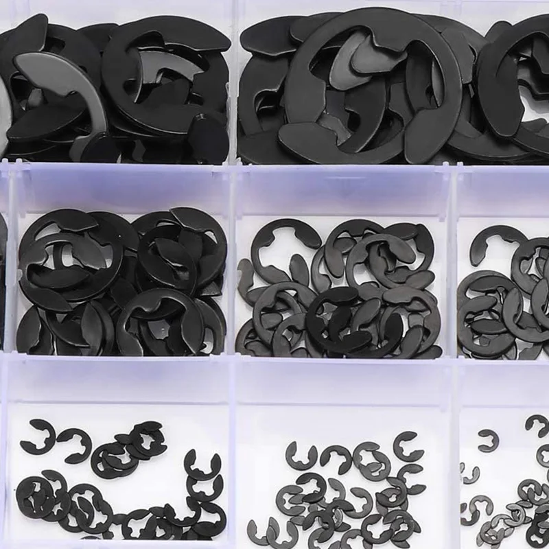 E-Clip Circlip External Retaining Ring External E-Clip Circlip Ring Assortment Kit (13-Size,400 Pcs,Black)
E-Clip Circlip External Retaining Ring External E-Clip Circlip Ring Assortment Kit (13-Size,400 Pcs,Black)