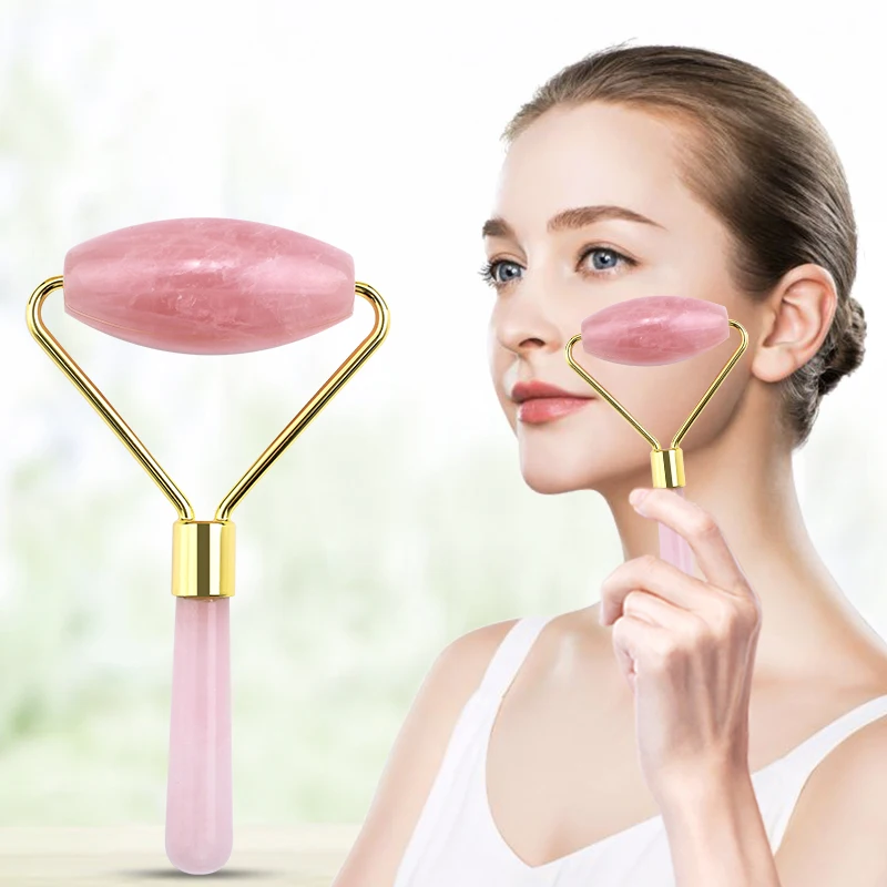 Single Head Natural Rose Quartz Jade Roller Facial Massage Women Anti-Wrinkle Lifting De-Puff Alleviates Dark Circle Beauty Tool
Single Head Natural Rose Quartz Jade Roller Facial Massage Women Anti-Wrinkle Lifting De-Puff Alleviates Dark Circle Beauty Tool