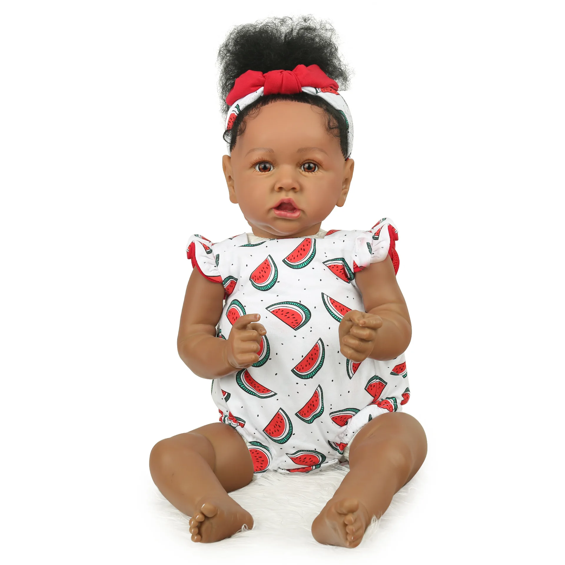 55CM Bebe Doll Bebe Reborn Baby Dolls for Children Toys Toddler Full Body Silicone Girl Reborn Doll with Summer Clothes
55CM Bebe Doll Bebe Reborn Baby Dolls for Children Toys Toddler Full Body Silicone Girl Reborn Doll with Summer Clothes