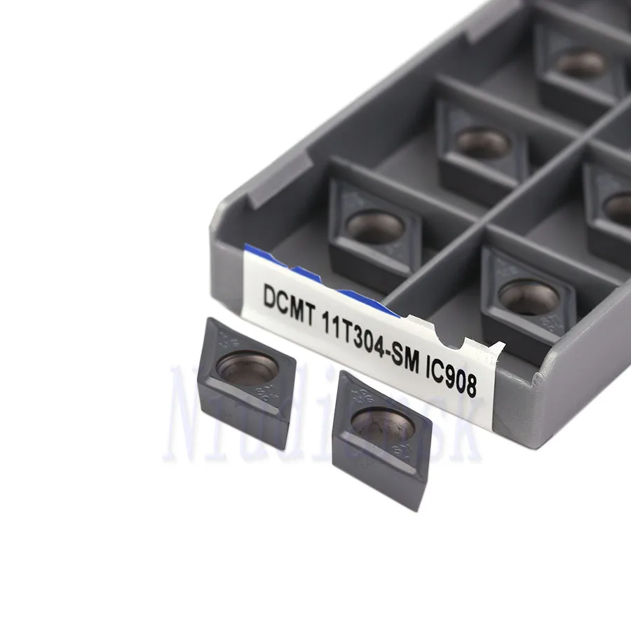 DCMT11T304-SM IC907 IC908 CNC Lathe Cutting Tools DCMT11T308-SM IC908 IC907 Turning Blade External Turning Tool Carbide Inserts
DCMT11T304-SM IC907 IC908 CNC Lathe Cutting Tools DCMT11T308-SM IC908 IC907 Turning Blade External Turning Tool Carbide Inserts