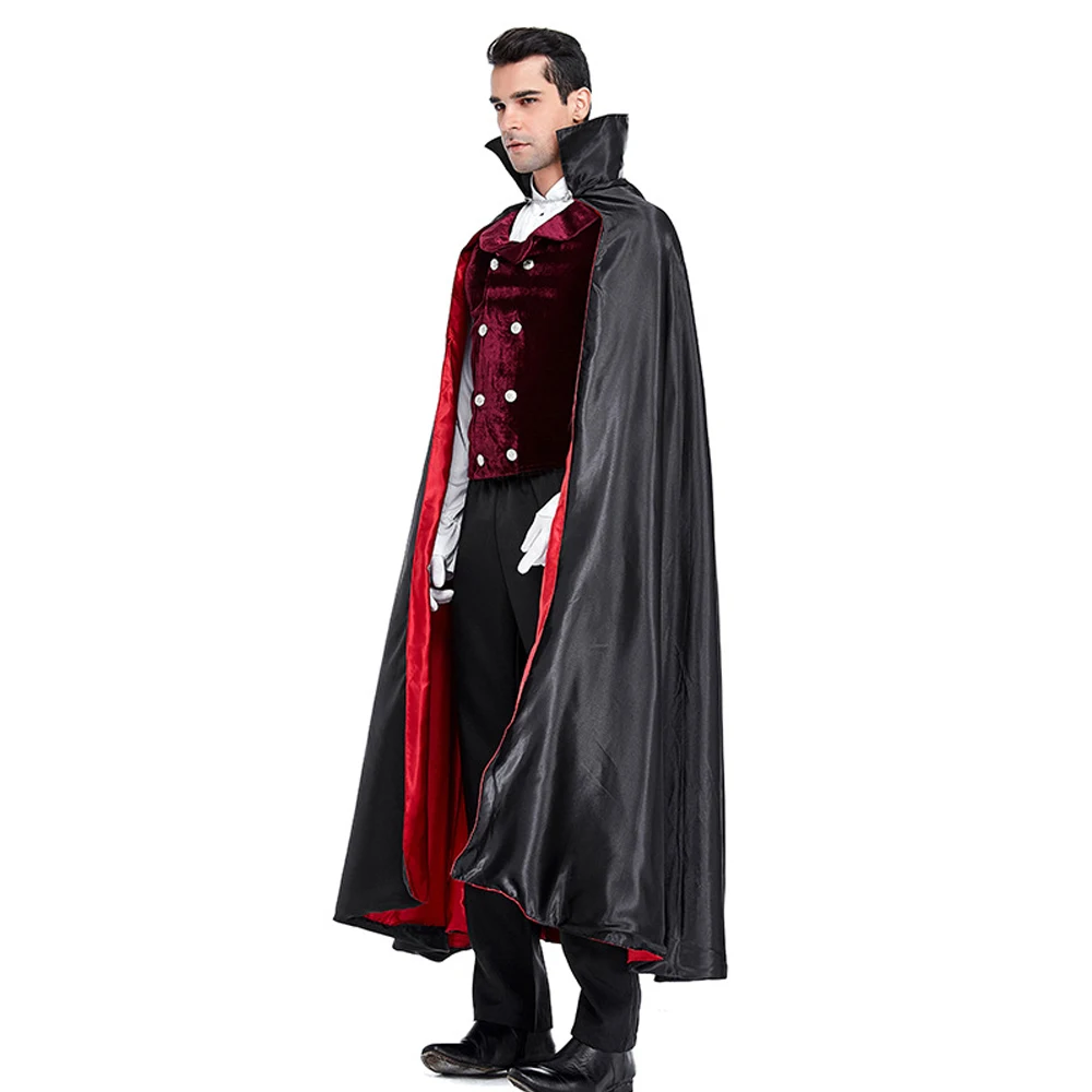 Male Gothic Demon Terror Grim Reaper Vampire Cosplay Uniforms Castle Count Devil Halloween Costumes For Men
Male Gothic Demon Terror Grim Reaper Vampire Cosplay Uniforms Castle Count Devil Halloween Costumes For Men