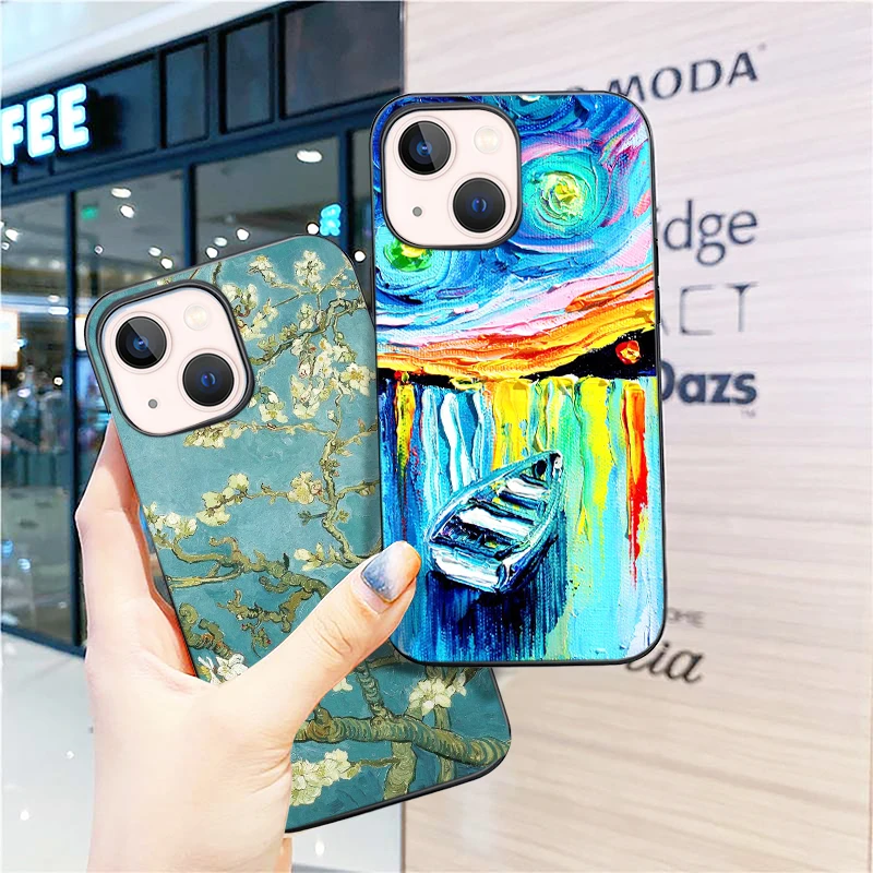 Hand Painted Oil Painting Phone Case for IPhone 12 13 Mini 11 Pro XS Max XR X 6 6s 7 8 Plus SE 2020 Soft TPU Silicone Cover Capa
Hand Painted Oil Painting Phone Case for IPhone 12 13 Mini 11 Pro XS Max XR X 6 6s 7 8 Plus SE 2020 Soft TPU Silicone Cover Capa