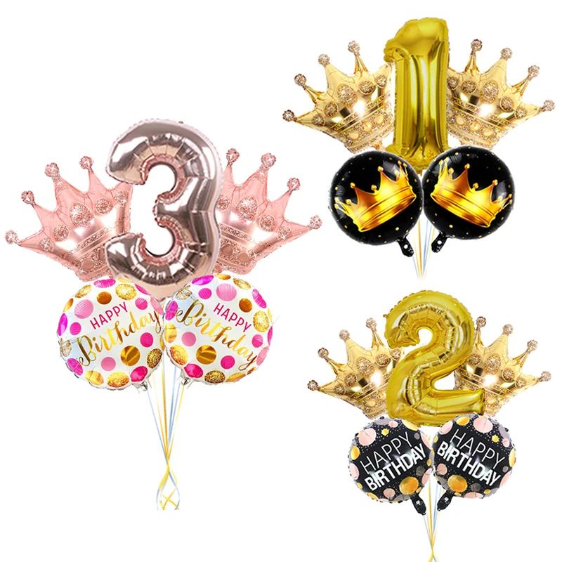 5pcs/set 32 inch Crown Foil Balloons Birthday Party Decorations Wedding Decor Balls Supplies Happy Birthday Balloons
5pcs/set 32 inch Crown Foil Balloons Birthday Party Decorations Wedding Decor Balls Supplies Happy Birthday Balloons