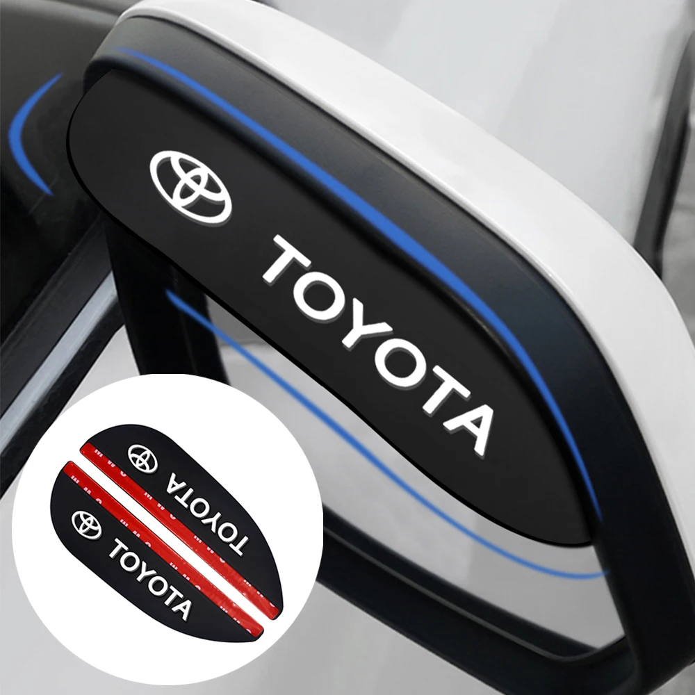 2pcs Car Styling Safety Soft Rubber Rearview Mirror Rain Eyebrow for Toyota Corolla Yaris Rav4 Avensis Auris Camry C-hr 86 Prius
2pcs Car Styling Safety Soft Rubber Rearview Mirror Rain Eyebrow for Toyota Corolla Yaris Rav4 Avensis Auris Camry C-hr 86 Prius