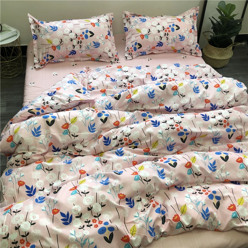Bed Linen Sets 100%Cotton Little Flower Printed Pastoral Style Bed Set Queen Size dekbedovertrek Bedding Set Cotton
Bed Linen Sets 100%Cotton Little Flower Printed Pastoral Style Bed Set Queen Size dekbedovertrek Bedding Set Cotton